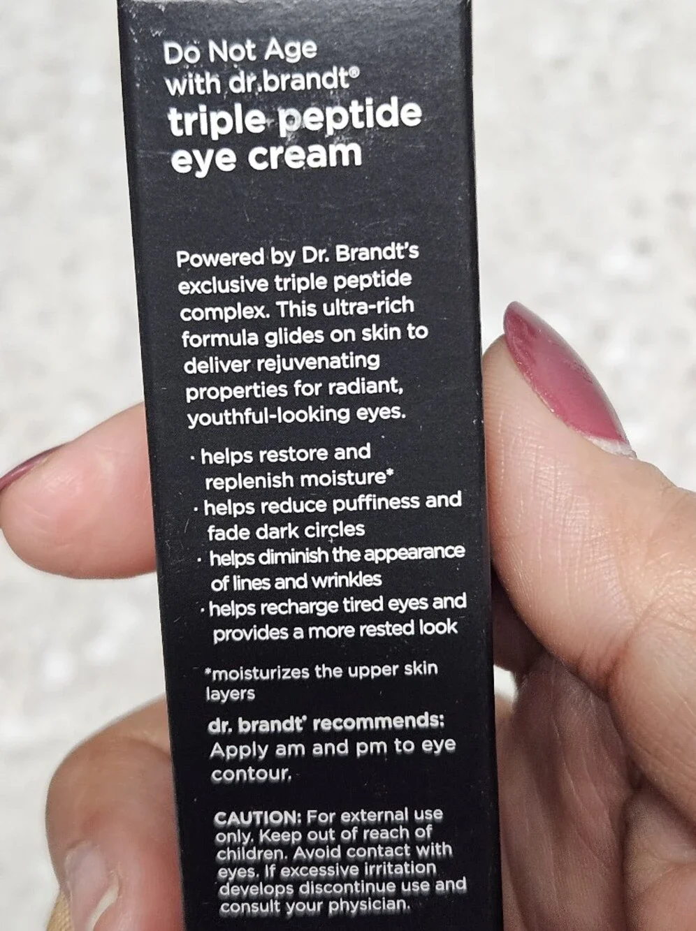 Dr Brandt Do Not Age Triple Peptide Eye Cream Dark Circles Wrinkles Puffiness